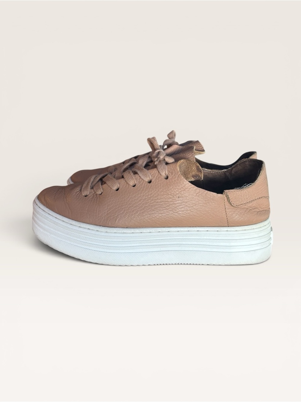 Sam Edelman Poppy Leather Platform Sneaker